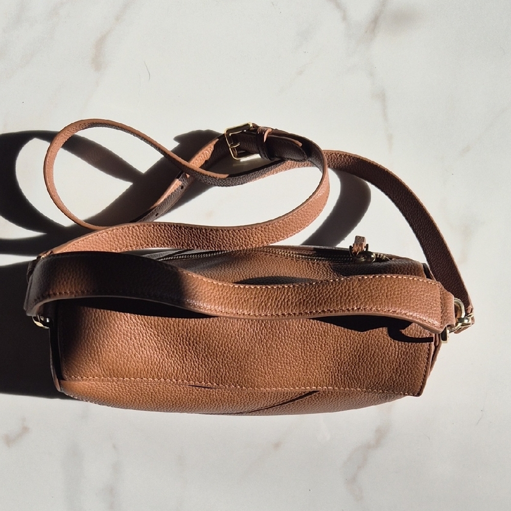 Quince Italian Leather Patchwork Crossbody Bag - Picture 8 of 8